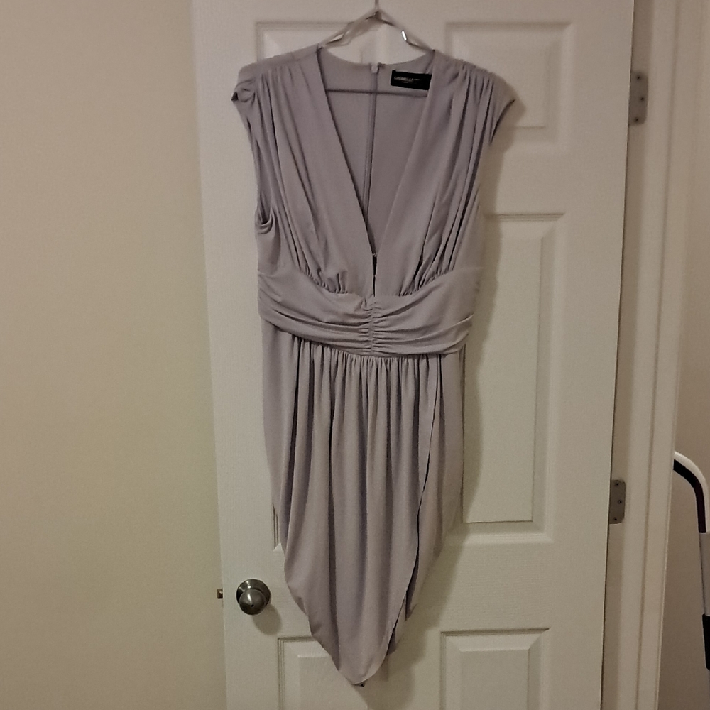 Elegant Gray Women's Dress